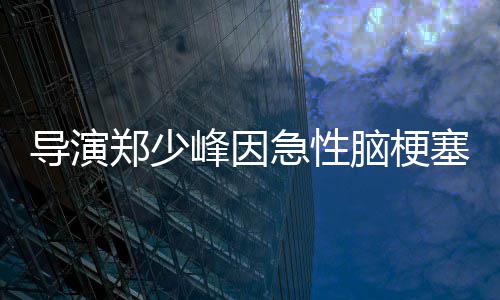 享年脑梗峰因导演郑少塞病逝 岁急性